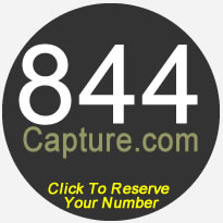 844Capture.com - Reserve Your 844 Number Now!